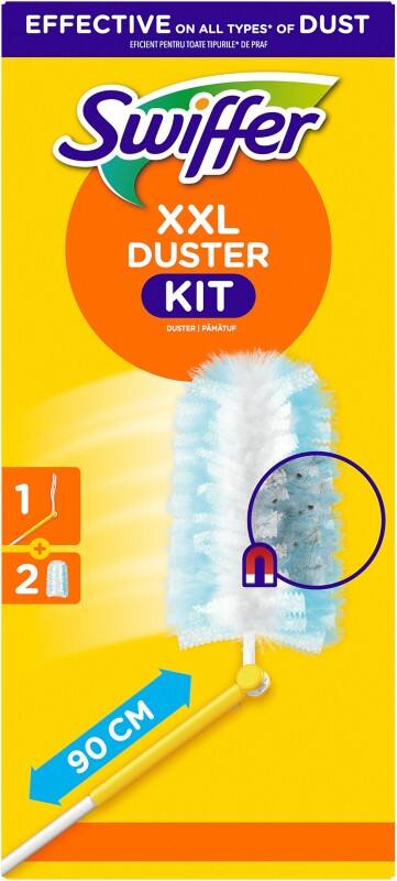 Set de nettoyage pour plumeau Swiffer XXL 1 manche + 2 recharges