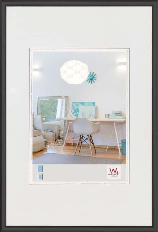 Cadre photo walther design Noir KV030B 21 (L) x 1,4 (P) x 31 (H) cm KV030B