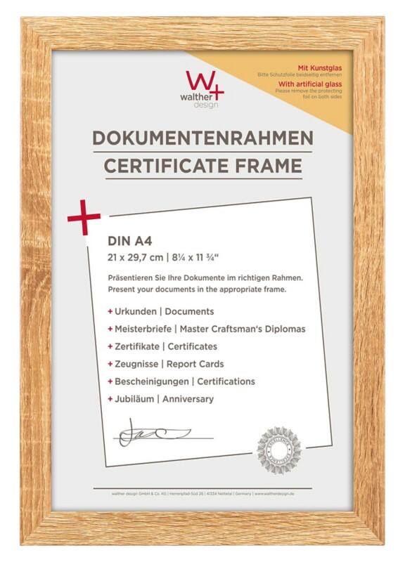 Cadre photo walther design A4 Brun EFX130E 23,1 (L) x 2,1 (P) x 33,1 (H) cm EFX130E