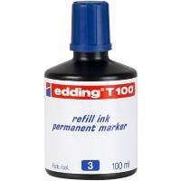 Recharge d'encre edding Bleu e-t100