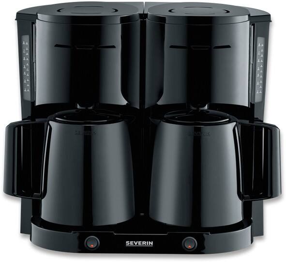 Cafetière filtre SEVERIN Duo KA 9315 1 L Noir
