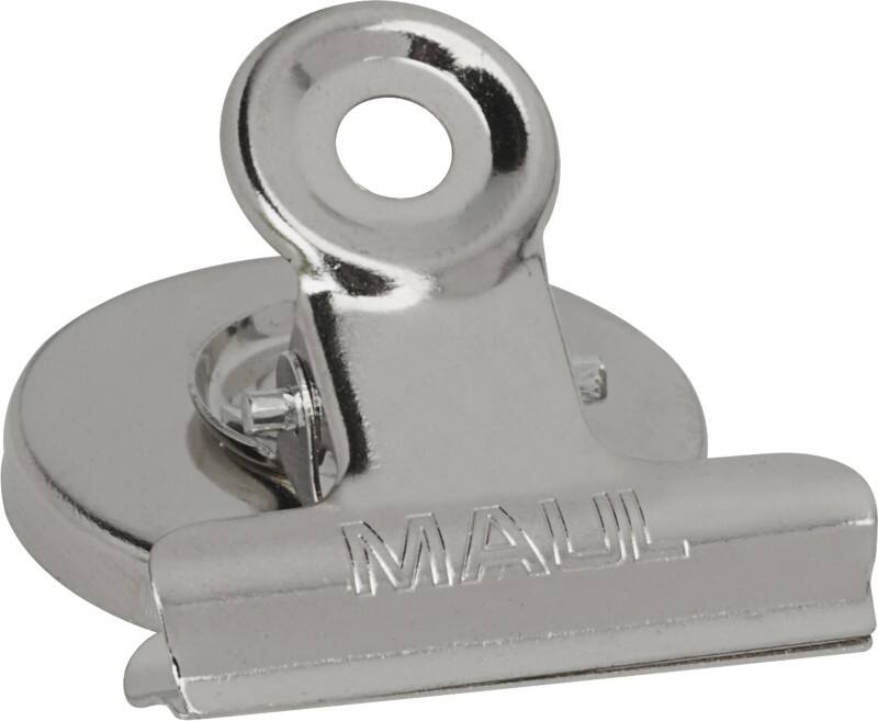 Clip à dessin Maul Métal 12 mm Argenté Magnétique 2 unités