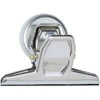 Clip à dessin Maul Métal 20 mm Argenté Magnétique 3 unités