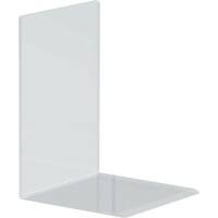 Serre-livres Maul Acrylique Transparent 12 x 12 x 17 cm 2 unités