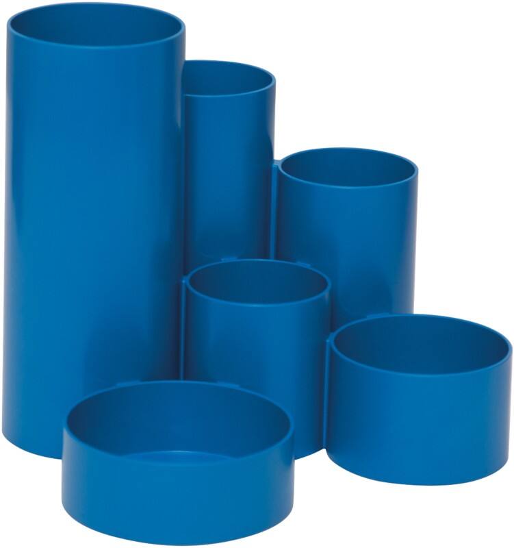 Organiseur de bureau Maul 6 compartiments Plastique Bleu