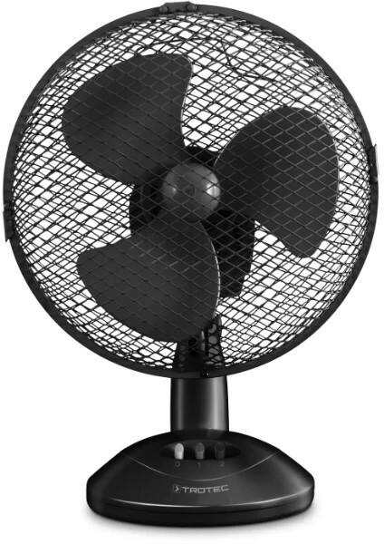 Ventilateur de table TROTEC TVE 28 cm Noir