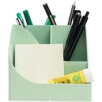 Porte-stylos Exacompta AutentiK 5 compartiments Plastique Vert sauge