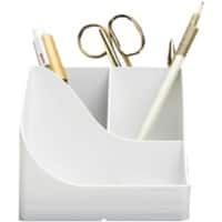 Porte-stylos Exacompta AutentiK 5 compartiments Plastique Blanc
