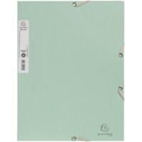 Farde à 3 rabats Exacompta AutentiK A4 Vert sauge Carton 400 g/m²