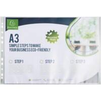 Pochettes perforées Exacompta Forever A4 Paysage Transparent 11 perforations 6230E 10 unités