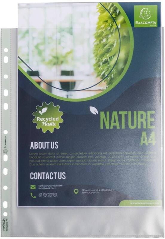 Pochettes perforées Exacompta Forever Transparent 11 perforations 5995E 50 unités