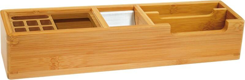Organiseur de bureau WEDO Bamboo Bambou Brun 7,6 x 32,6 x 6,7 cm
