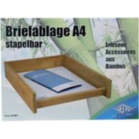 Corbeille à courrier WEDO Bambou 32 x A4 Brun