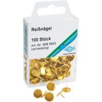 Punaises clous WEDO Métal Jaune 100 unités