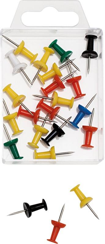 Épingles pour carte WEDO Métal Assortiment 20 unités