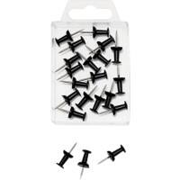 Épingles pour carte WEDO Métal Noir 20 unités