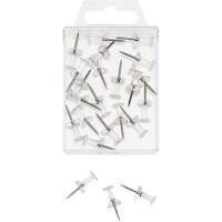 Épingles pour carte WEDO Métal Transparent 20 unités