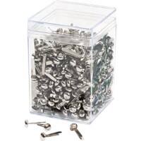 Attaches parisiennes WEDO Métal 86 mm Argenté 500 unités