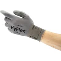 Gants de manutention HyFlex Nylon, PU (Polyuréthane) Taille 7 Gris 12 paires de gants