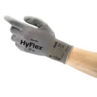 Gants de manutention Ansell HyFlex Mechanical Protection Non jetables Nylon, PU (Polyuréthane) Taille 8 Gris 12 paires