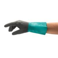 Gants de protection Ansell AlphaTec Chemical Protection Non jetables Nitrile, Nylon Taille 10 Gris, turquoise 6 paires de 2 Gants
