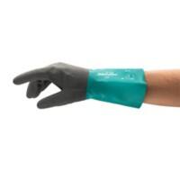 Gants de protection AlphaTec Nitrile, Nylon Taille 10 Gris, turquoise 6 Paires de gants