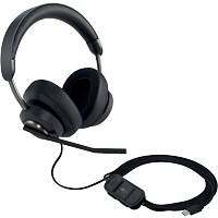 Casque audio Kensington ProVC Avec fil Par dessus l'Oreille USB-C Réduction de bruit passive microphone Stéréo K83451WW Noir