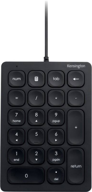 Pavé numérique filaire Kensington K79820WW Câble USB-A 90 cm Noir