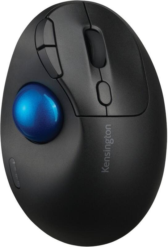 Souris trackball sans fil Kensington Pro Fit Ergo TB450 K72194WW Plastique 50 % recyclé Molette de défilement Droitier Bluetooth / récepteur Nano USB-A Noir