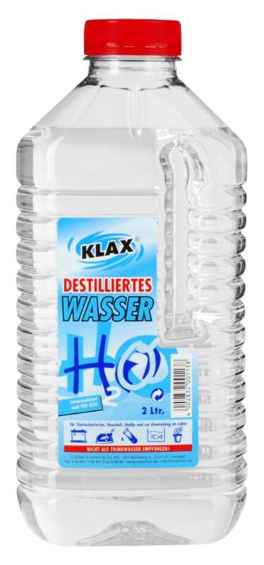 Eau distillée KLAX 2 L
