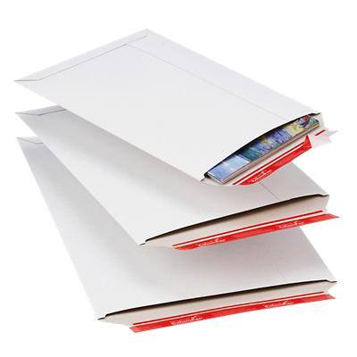 Enveloppes ColomPac Carton 375 (l) x 295 (p) x 30 (h) mm Blanc 20 unités