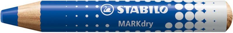 Marqueur pour tableau blanc STABILO MARKdry Bleu Extra large Crayon 10 mm