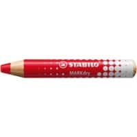 Marqueur pour tableau blanc STABILO MARKdry Rouge Extra large Crayon 10 mm