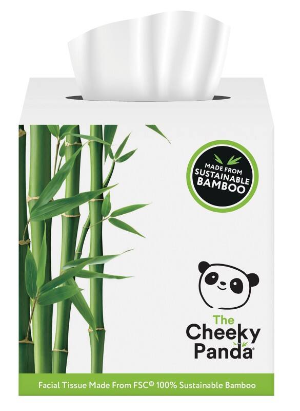 Mouchoirs The Cheeky Panda 3 épaisseurs CUBFTX12 56 unités