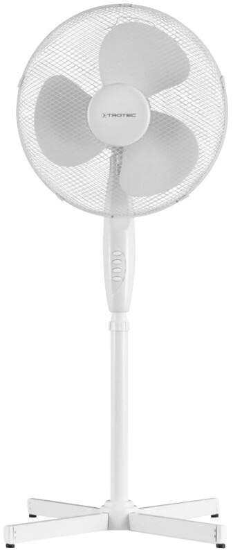 Ventilateur sur pied TROTEC Hauteur non réglable 52 x 129 cm Blanc TVE 16