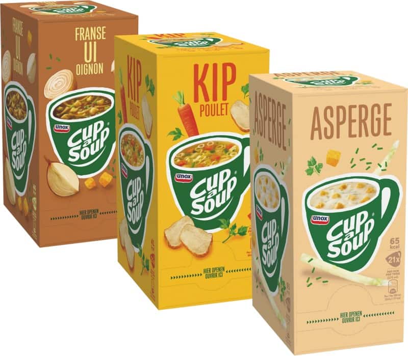 Soupe instantanée Cup-a-Soup Asperges, Poulet, Oignon 63 Unités de 175 ml