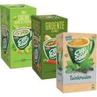 Soupe instantanée Cup-a-Soup Crème poireaux, Légumes, Bouillon aux herbes 68 Unités de 175 ml