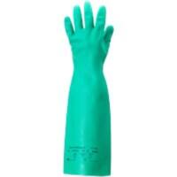 Gants de protection chimique Ansell AlphaTec Solvex Non jetable Nitrile Taille 7 Vert 2 unités