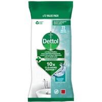 Lingettes désinfectantes Dettol Ocean Breeze 72 feuilles
