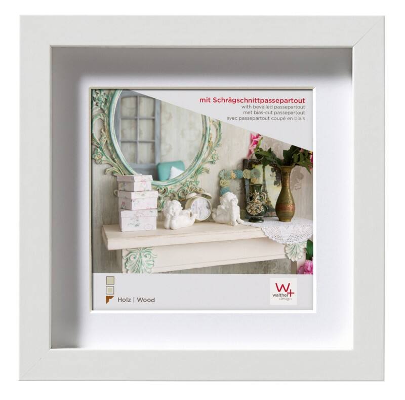 Cadre photo walther design Blanc EA222W 23,1 (L) x 3,25 (P) x 23,1 (H) cm EA222W