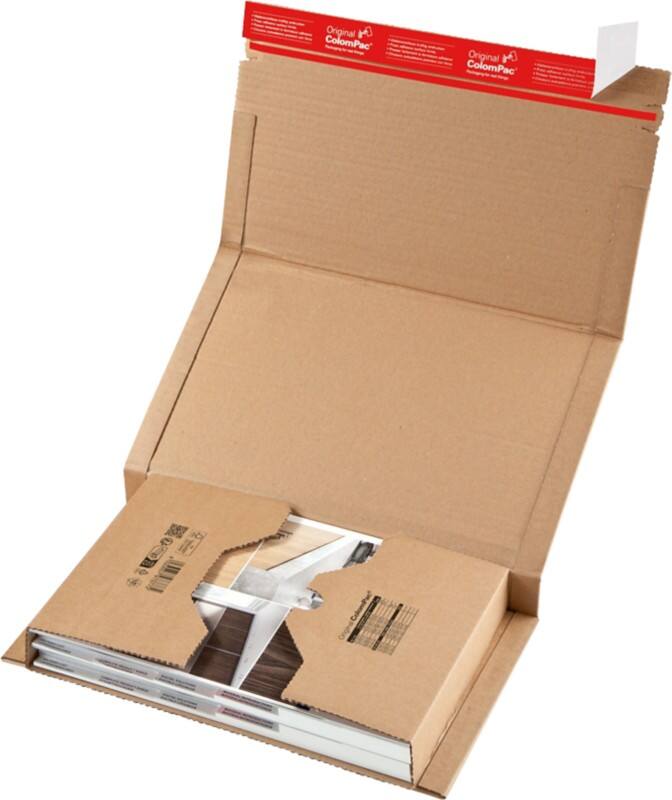 Caisse en carton ColomPac Carton 80 mm (h) Brun 20 boîtes