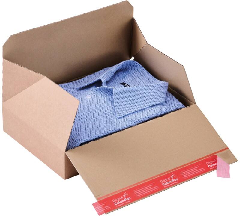 Caisse en carton ColomPac Carton 80 mm (h) Brun 20 boîtes