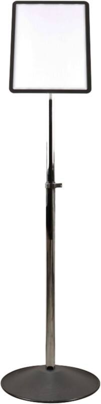 Support pour enseigne au sol Djois A4 Métal Noir