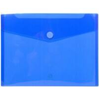 Pochette pour documents Exacompta 56422E A4 Velcro PP (Polypropylène) Portrait et paysage 24,5 (l) x 33,5 (p) x 1,2 (h) cm Bleu 5 unités