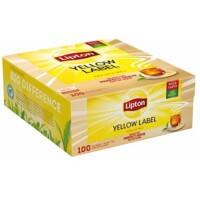 Thé noir Lipton FGS Yellow Label 100 unités