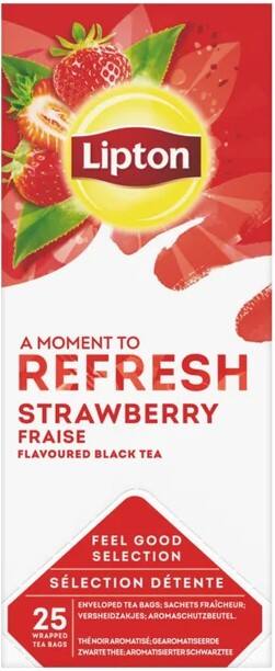 Thé noir Lipton FGS Fraise 25 unités
