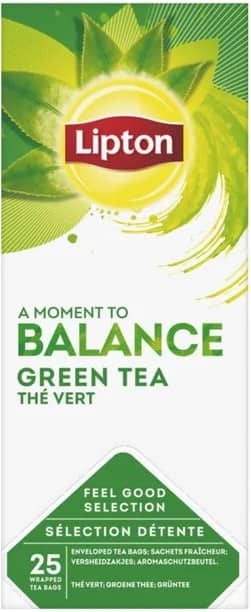 Thé vert Lipton FGS 25 unités