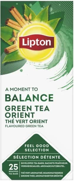 Thé vert Lipton FGS Orient 25 Unités