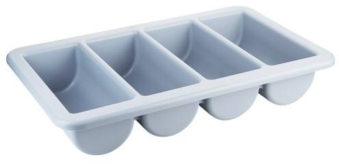 Tiroir à couverts Contacto GN 1/1 4 compartiments Gris 53 × 32,5 × 10 cm