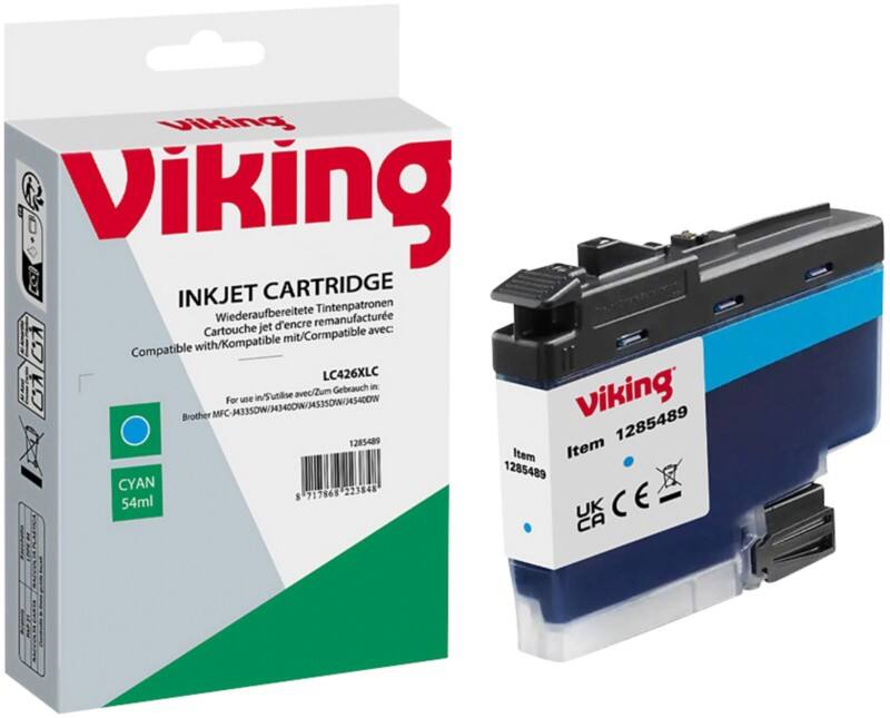 Cartouche jet d’encre Viking LC-426XLC Compatible NB-RLC426XLC Cyan
